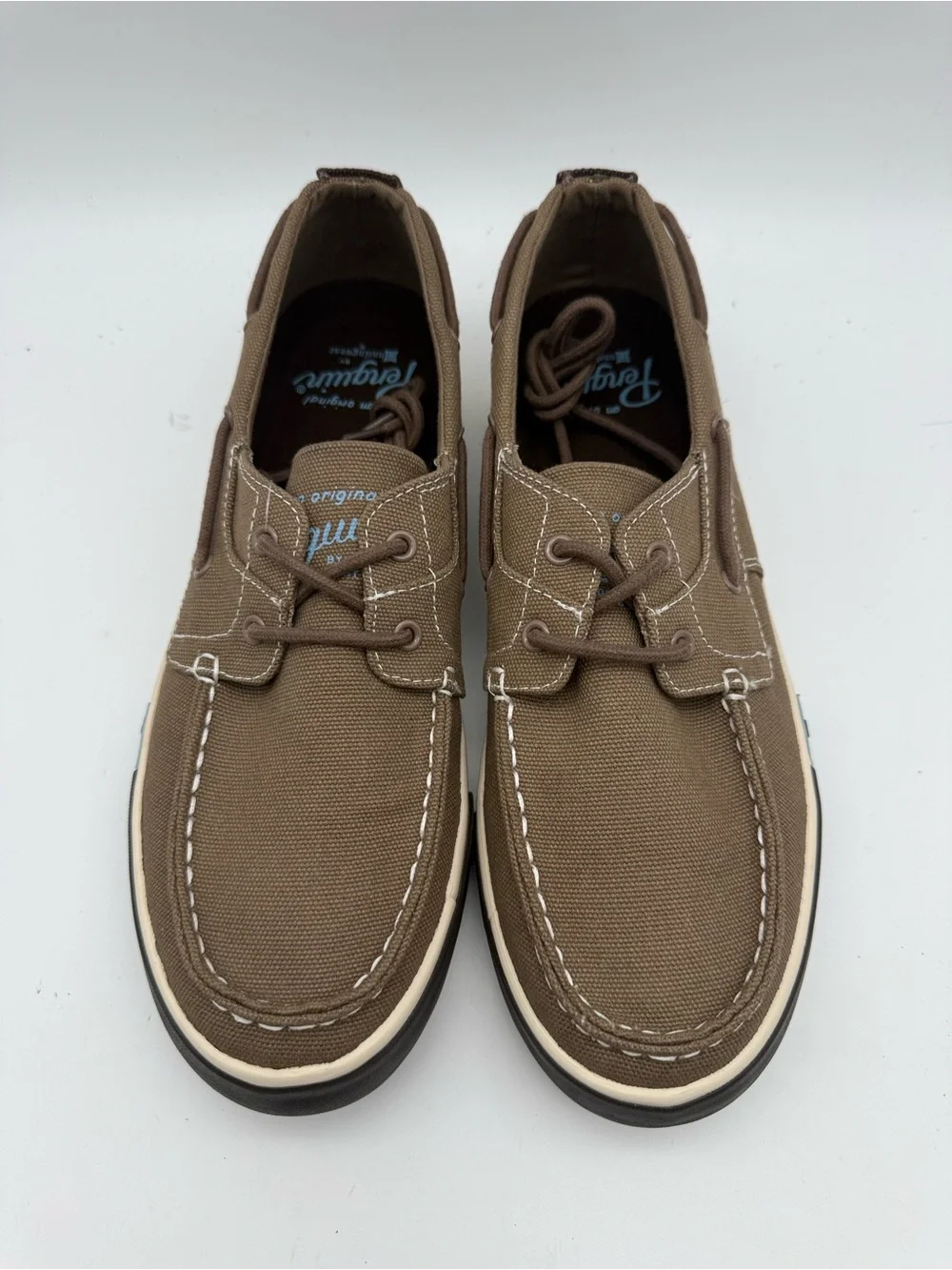 BRAND NEW Original Penguin Fly Ocean Boat Shoe Size 9.5 Fossil/Brown